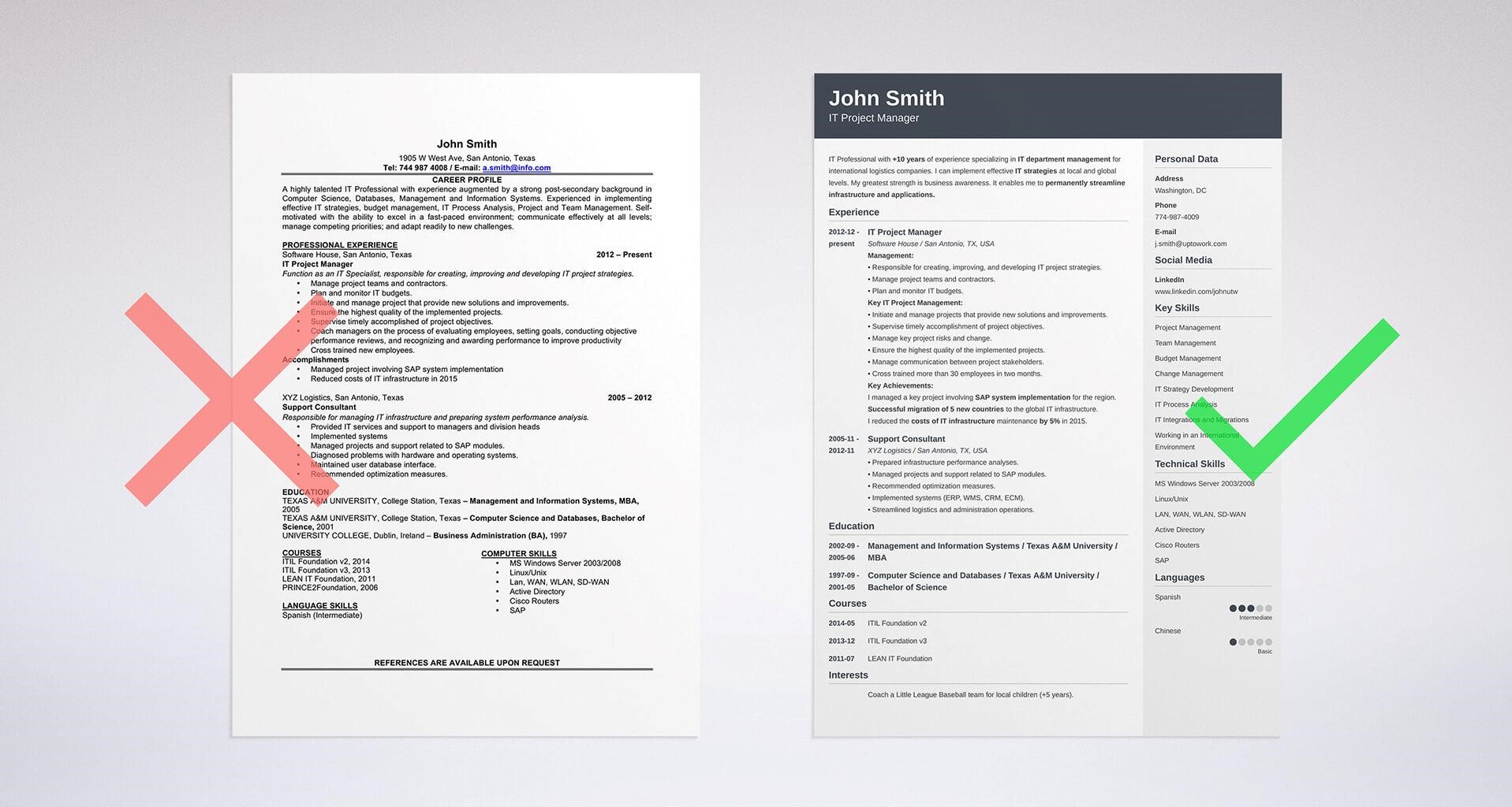 resume outline