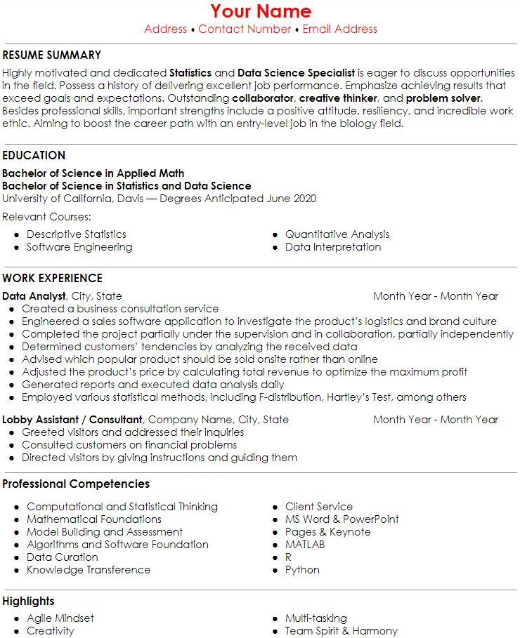 self_employment_resume_example