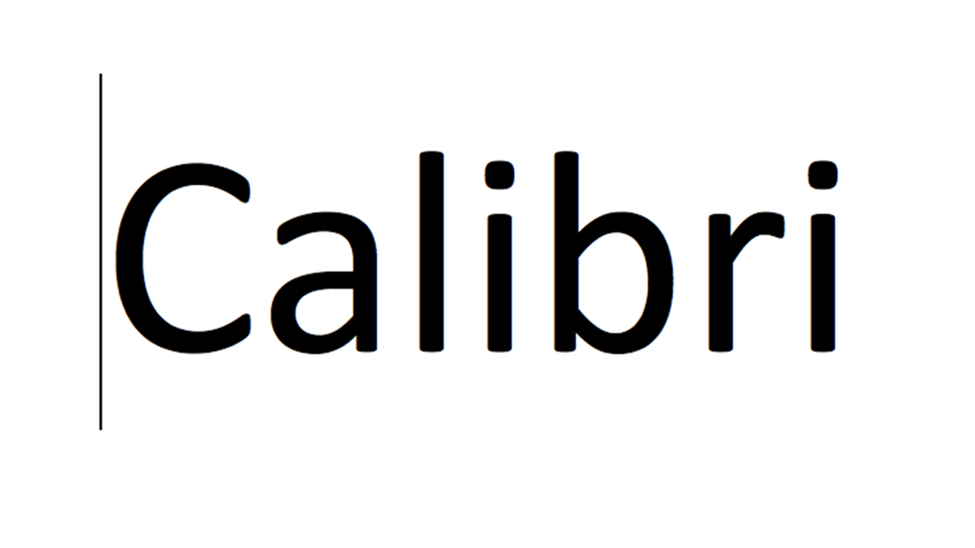 Calibri_font_for_resume_photo