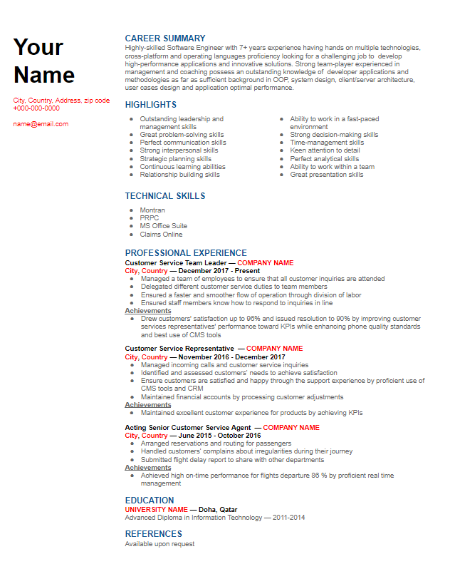 Chronological Functional Or Bination Resume Format