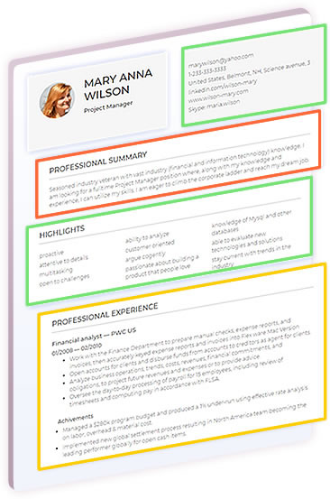 Smart Resume Format from skillroads.com